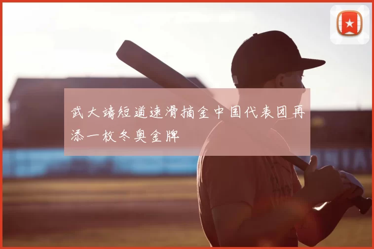 武大靖短道速滑摘金中国代表团再添一枚冬奥金牌