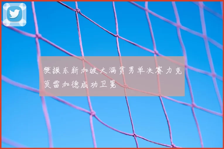 樊振东新加坡大满贯男单决赛力克莫雷加德成功卫冕